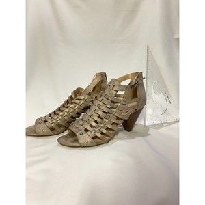Vince Camuto Prisintha Metallic Caged Strappy Shoe.  Womens Size 11